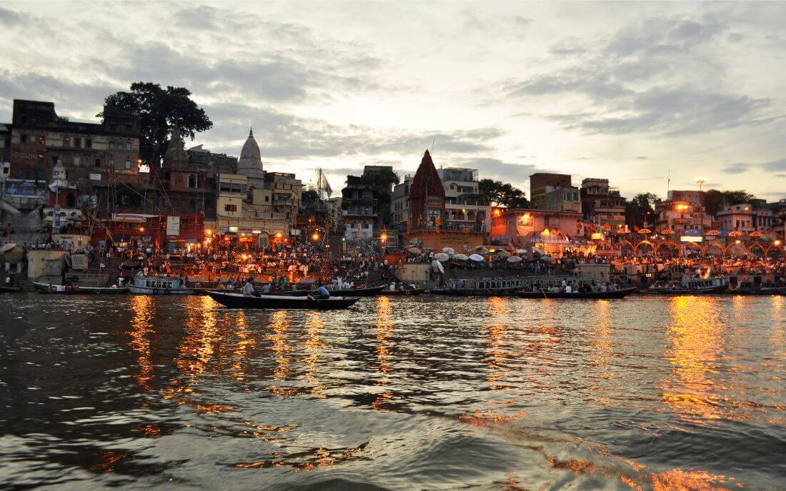 Benaras Ganges ghat